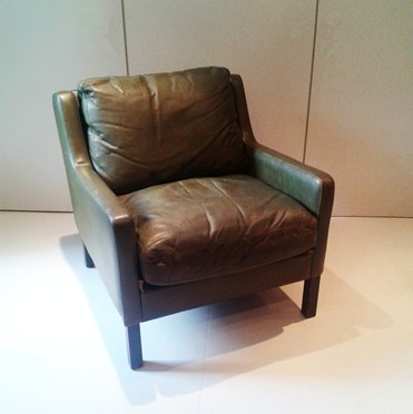 Green Leather Armchair