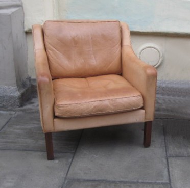 Tan Leather Armchair