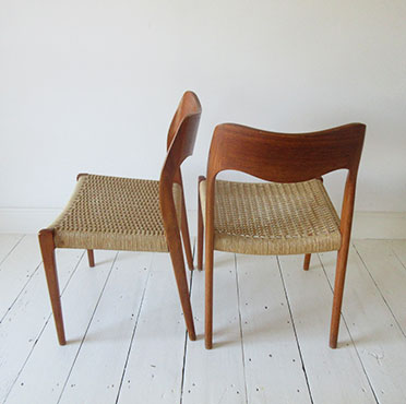 Niels O Moller Dining Chairs
