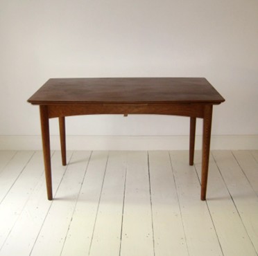 Teak & Oak Dining Table